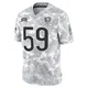 Cassius Marsh ＃59 Men's Limited Chicago Bears Arctic Camo 2024 Salute to Service Jersey