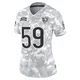 Cassius Marsh ＃59 Women's Limited Chicago Bears Arctic Camo 2024 Salute to Service Jersey
