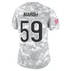 Cassius Marsh ＃59 Women's Limited Chicago Bears Arctic Camo 2024 Salute to Service Jersey