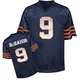 Jim McMahon ＃9 Men's Authentic Chicago Bears Blue Mitchell And Ness Team Color Big Number Throwback Jersey
