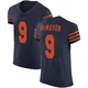 Jim McMahon ＃9 Men's Elite Chicago Bears Navy Blue Alternate Vapor Untouchable Jersey