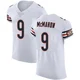 Jim McMahon ＃9 Men's Elite Chicago Bears White Vapor Untouchable Jersey