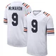 Jim McMahon ＃9 Men's Game Chicago Bears White Alternate Classic Jersey