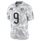 Jim McMahon ＃9 Men's Limited Chicago Bears Arctic Camo 2024 Salute to Service Jersey