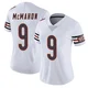 Jim McMahon ＃9 Women's Limited Chicago Bears White Vapor Untouchable Jersey