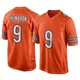 Jim McMahon ＃9 Youth Game Chicago Bears Orange Alternate Jersey