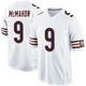 Jim McMahon ＃9 Youth Game Chicago Bears White Jersey