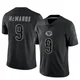 Jim McMahon ＃9 Youth Limited Chicago Bears Black Reflective Jersey