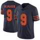 Jim McMahon ＃9 Youth Limited Chicago Bears Navy Blue Alternate Vapor Untouchable Jersey