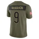 Jim McMahon ＃9 Youth Limited Chicago Bears Olive 2025 Salute to Service Jersey