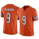 Jim McMahon ＃9 Youth Limited Chicago Bears Orange Alternate Vapor Jersey