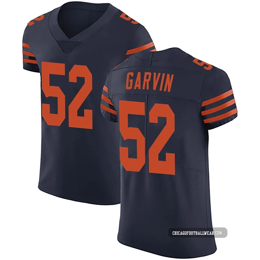 Jonathan Garvin ＃52 Men's Elite Chicago Bears Navy Blue Alternate Vapor Untouchable Jersey