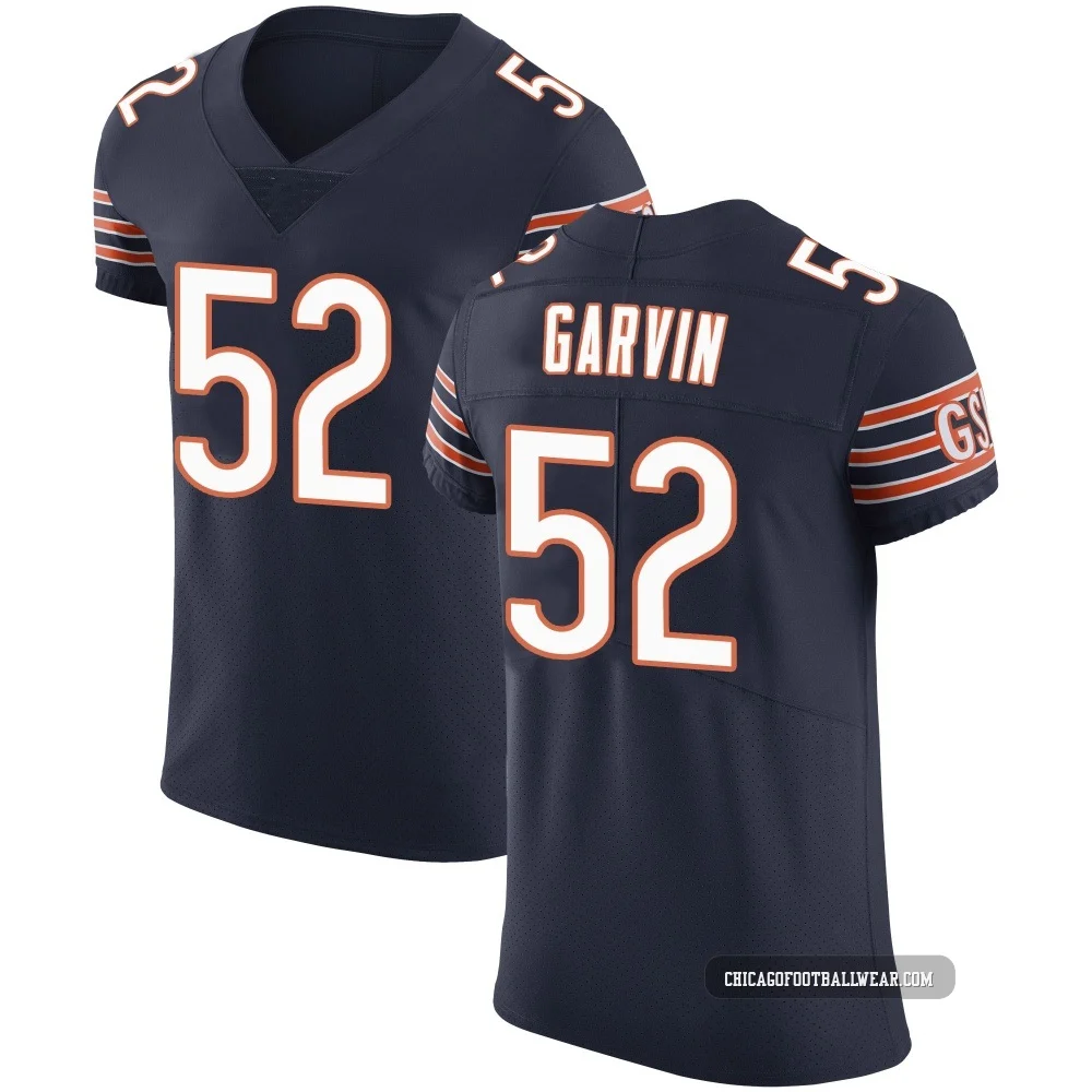 Jonathan Garvin ＃52 Men's Elite Chicago Bears Navy Team Color Vapor Untouchable Jersey
