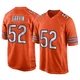 Jonathan Garvin ＃52 Men's Game Chicago Bears Orange Alternate Jersey
