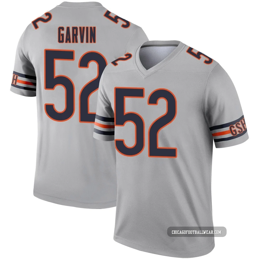 Jonathan Garvin ＃52 Men's Legend Chicago Bears Inverted Silver Jersey