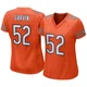 Jonathan Garvin ＃52 Women's Game Chicago Bears Orange Alternate Jersey