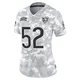 Jonathan Garvin ＃52 Women's Limited Chicago Bears Arctic Camo 2024 Salute to Service Jersey