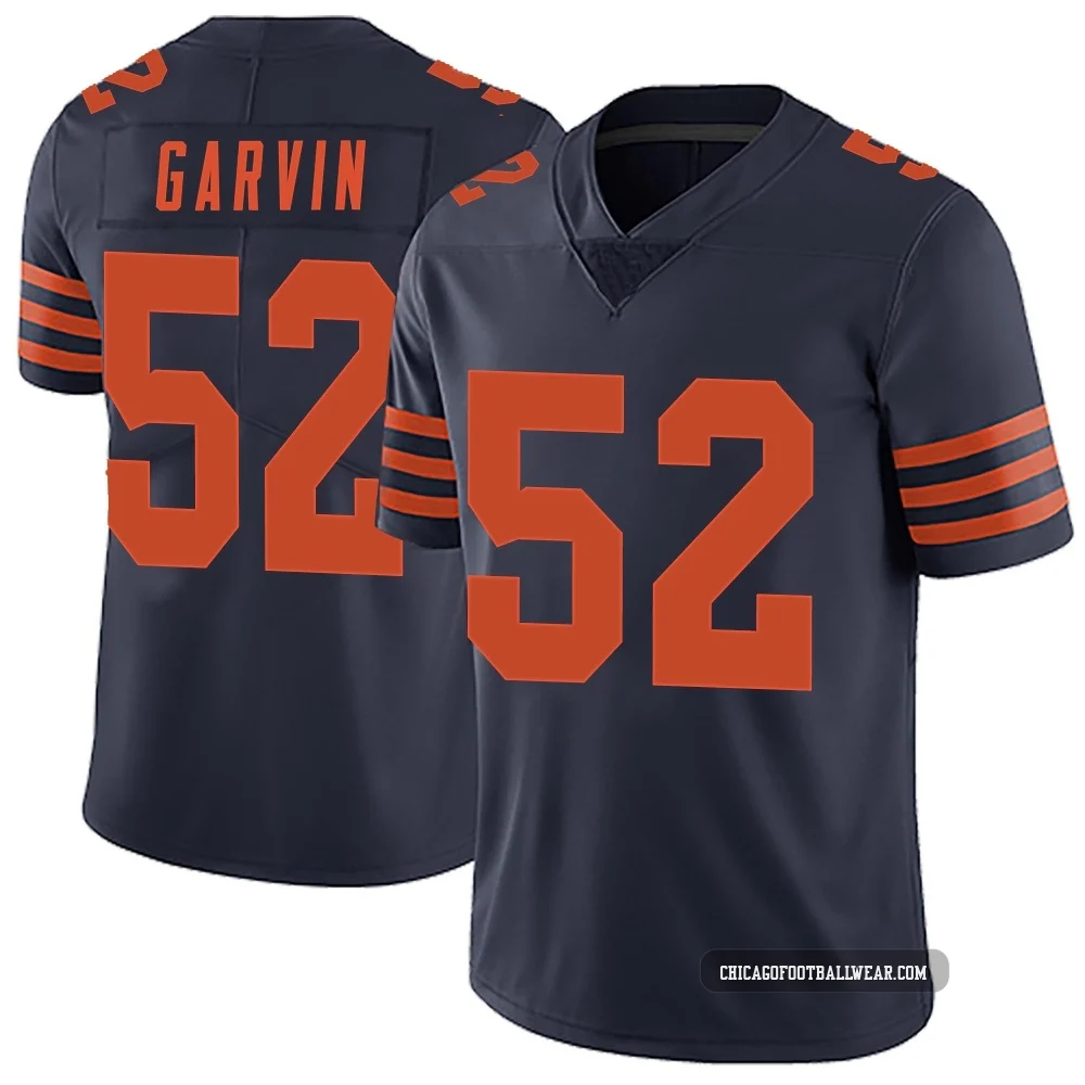 Jonathan Garvin ＃52 Youth Limited Chicago Bears Navy Blue Alternate Vapor Untouchable Jersey
