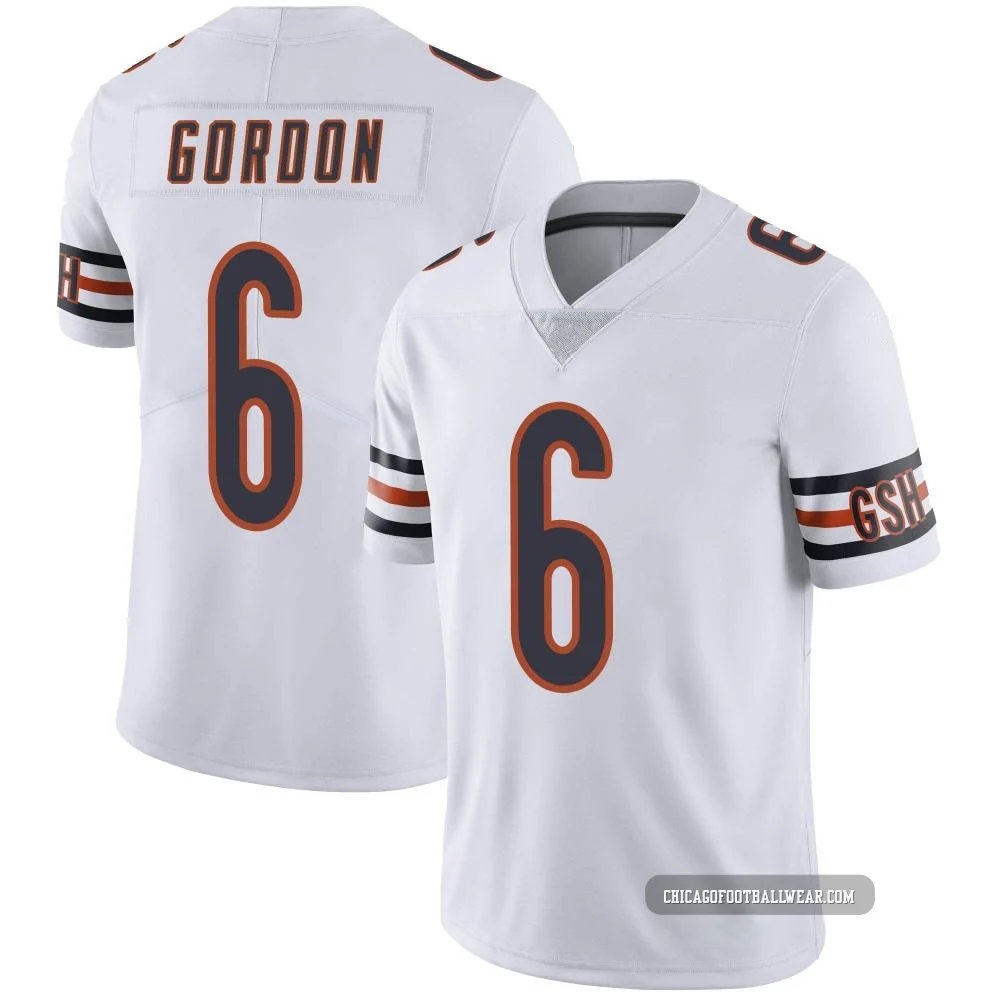 Kyler Gordon ＃6 Youth Limited Chicago Bears White Vapor Untouchable Jersey
