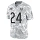 Malik Muhammad ＃24 Men's Limited Chicago Bears Arctic Camo 2024 Salute to Service Jersey