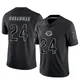 Malik Muhammad ＃24 Men's Limited Chicago Bears Black Reflective Jersey