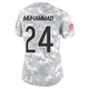 Malik Muhammad ＃24 Women's Limited Chicago Bears Arctic Camo 2024 Salute to Service Jersey