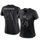 Malik Muhammad ＃24 Women's Limited Chicago Bears Black Reflective Jersey