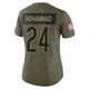 Malik Muhammad ＃24 Women's Limited Chicago Bears Olive 2025 Salute to Service Jersey