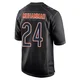 Malik Muhammad ＃24 Youth Game Chicago Bears Black Carbon Fashion Jersey