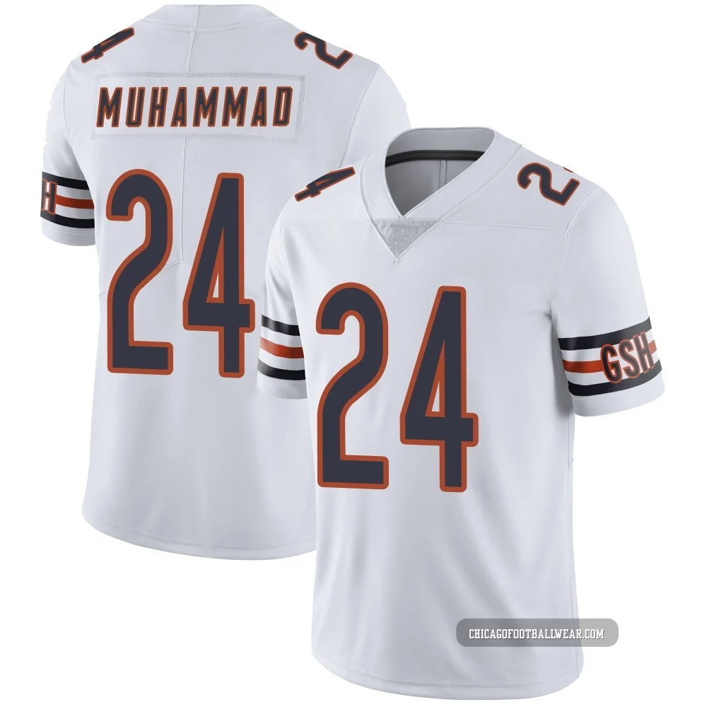 Malik Muhammad ＃24 Youth Limited Chicago Bears White Vapor Untouchable Jersey