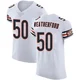 Sterling Weatherford ＃50 Men's Elite Chicago Bears White Vapor Untouchable Jersey