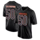 Sterling Weatherford ＃50 Men's Game Chicago Bears Black Carbon Fashion Jersey