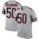Sterling Weatherford ＃50 Men's Legend Chicago Bears Inverted Silver Jersey
