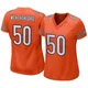 Sterling Weatherford ＃50 Women's Game Chicago Bears Orange Alternate Jersey