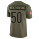 Sterling Weatherford ＃50 Youth Limited Chicago Bears Olive 2025 Salute to Service Jersey