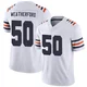 Sterling Weatherford ＃50 Youth Limited Chicago Bears White Alternate Classic Vapor Jersey
