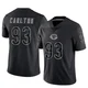 Xavier Carlton ＃93 Youth Limited Chicago Bears Black Reflective Jersey